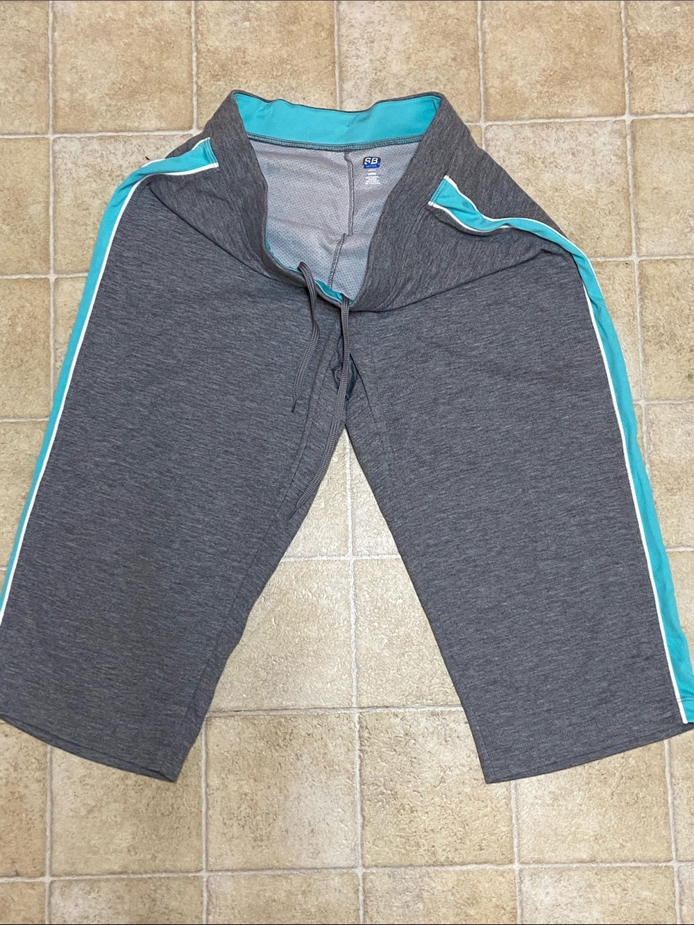 SJB Active New No Tag Light Gray And Blue Petite Sports Size PM